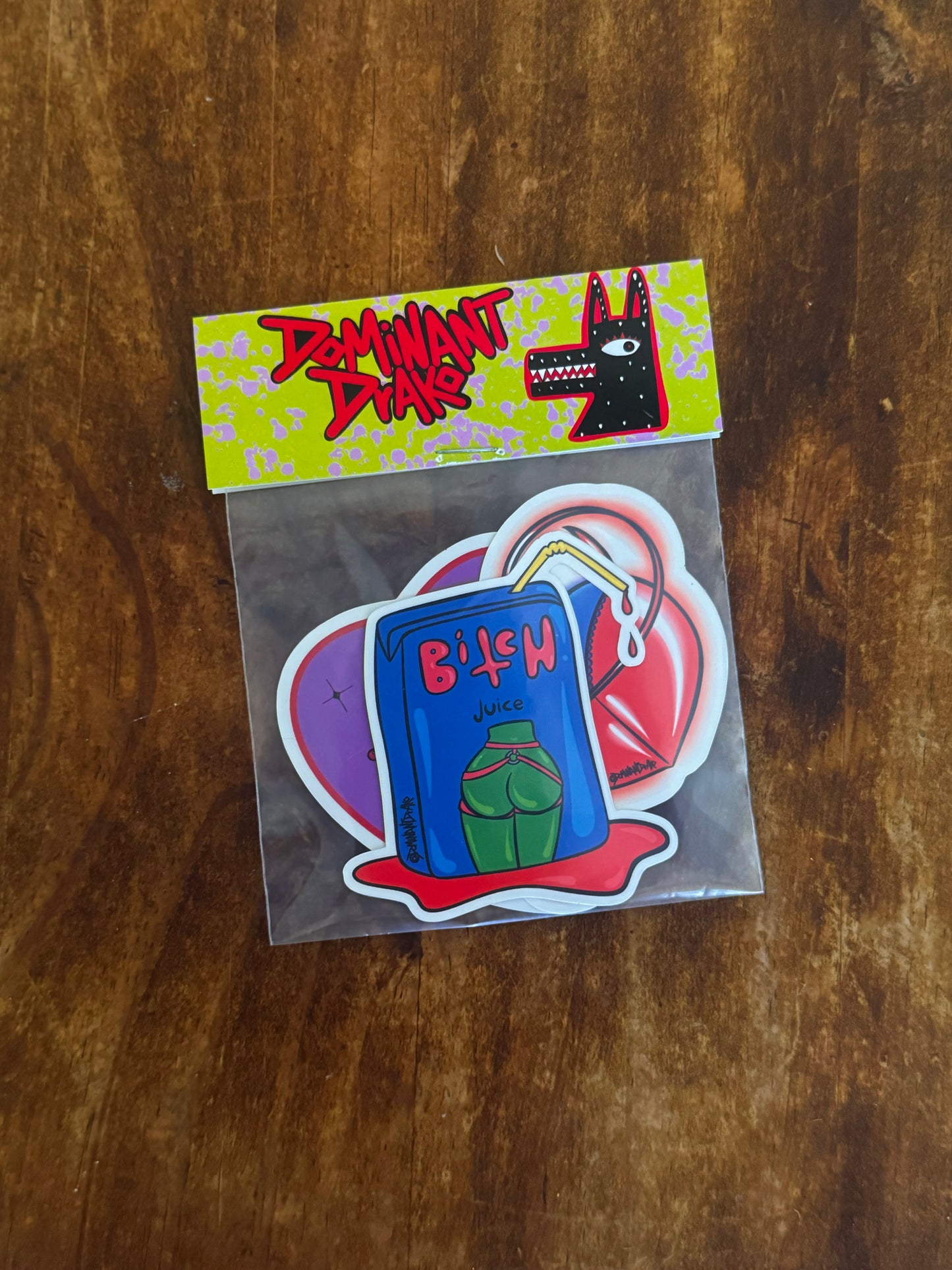 Dominant Drako Kinky Sticker Pack