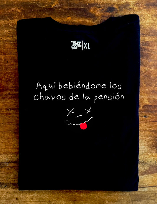 Aquí Bebiéndome los chavos de la Pensión